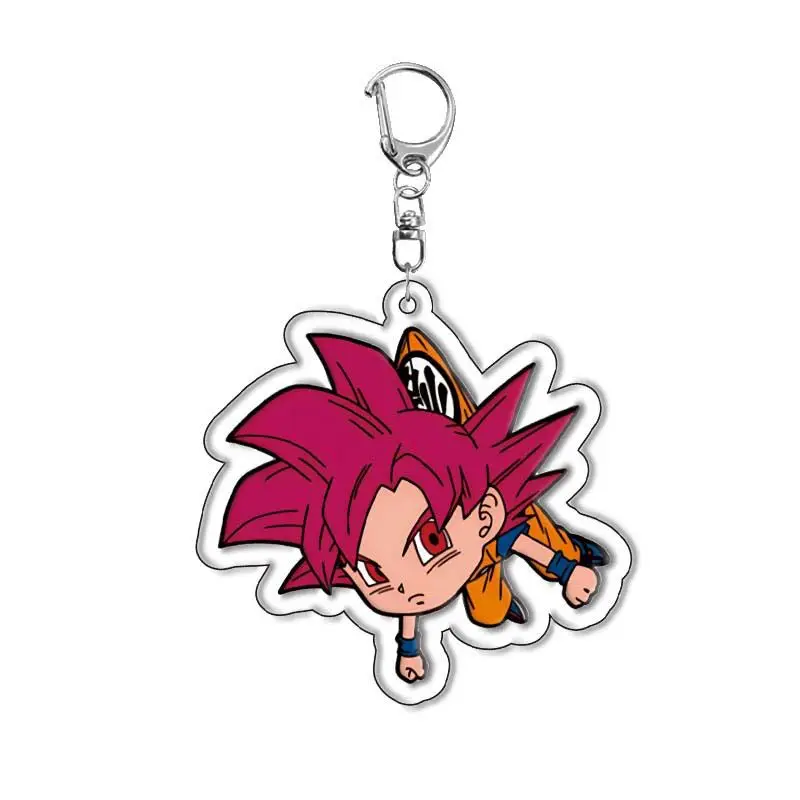 Goku SSJ God Schlüsselanhänger