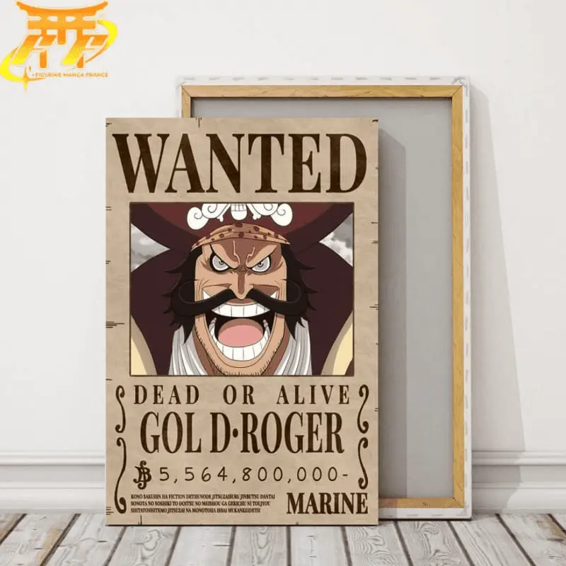 Gol D. Roger Wanted Poster - One Piece