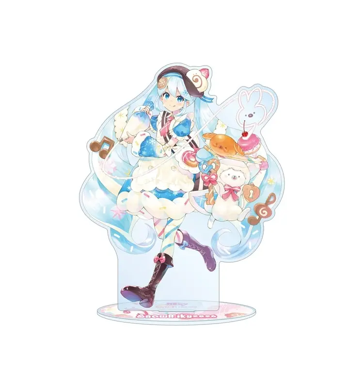 Grand Stand Acrylique - Snow Miku Art by KEI - SNOW MIKU 2026 [En Stock]