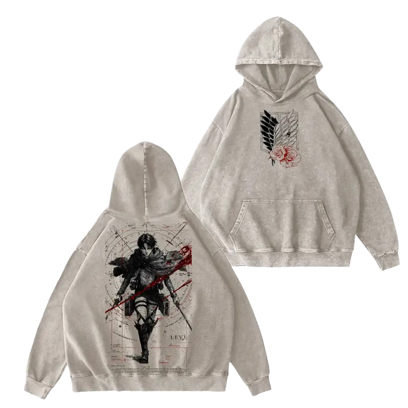 HOODIE LEVI ACKERMAN | ATTAQUE DES TITANS