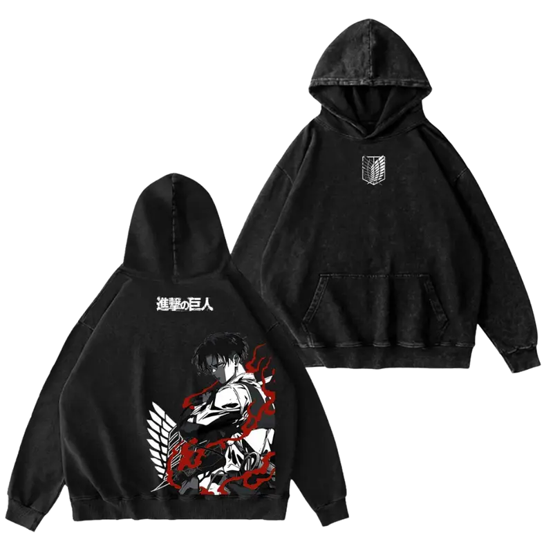 HOODIE LEVI | ATTAQUE DES TITANS