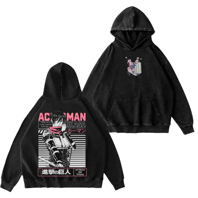HOODIE MIKASA | ATTAQUE DES TITANS
