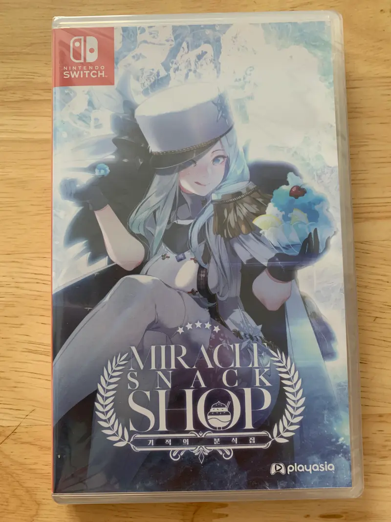 Jeu Nintendo switch - Miracle Snack Shop - Visual Novel (Langue Anglais) - Play-asia exclusive - Neuf