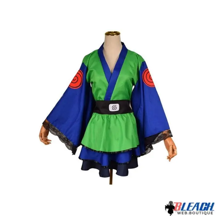 Kimono pour femmes à motif Konoha, Cosplay Naruto