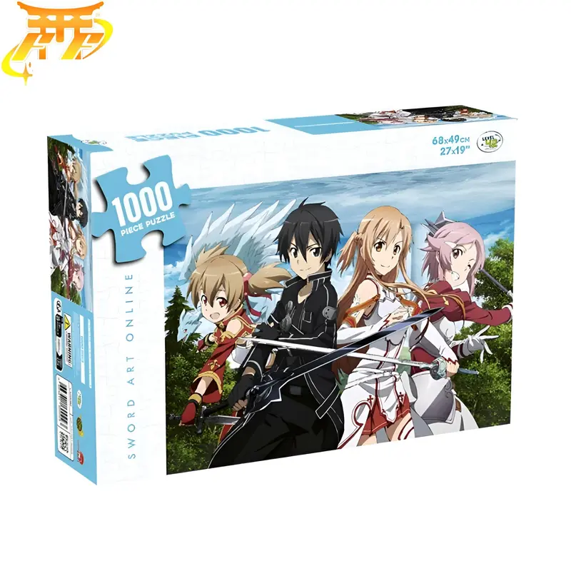 Kirito, Asuna, Lisbeth and Silica Puzzle - Sword Art Online