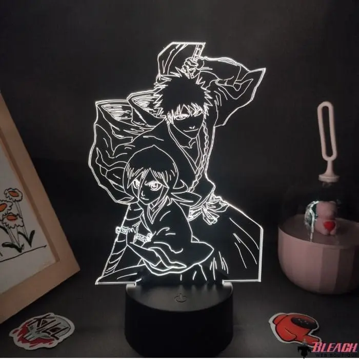 Lampe LED Bleach Ichigo et Rukia