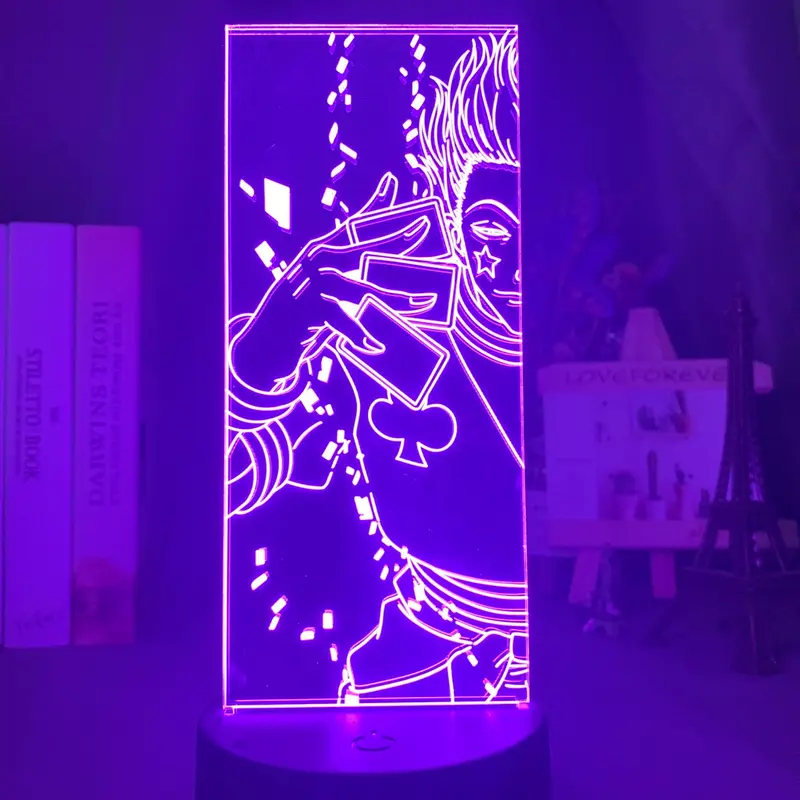 Lampe LED HxH <br /> Hisoka 3 Cartes
