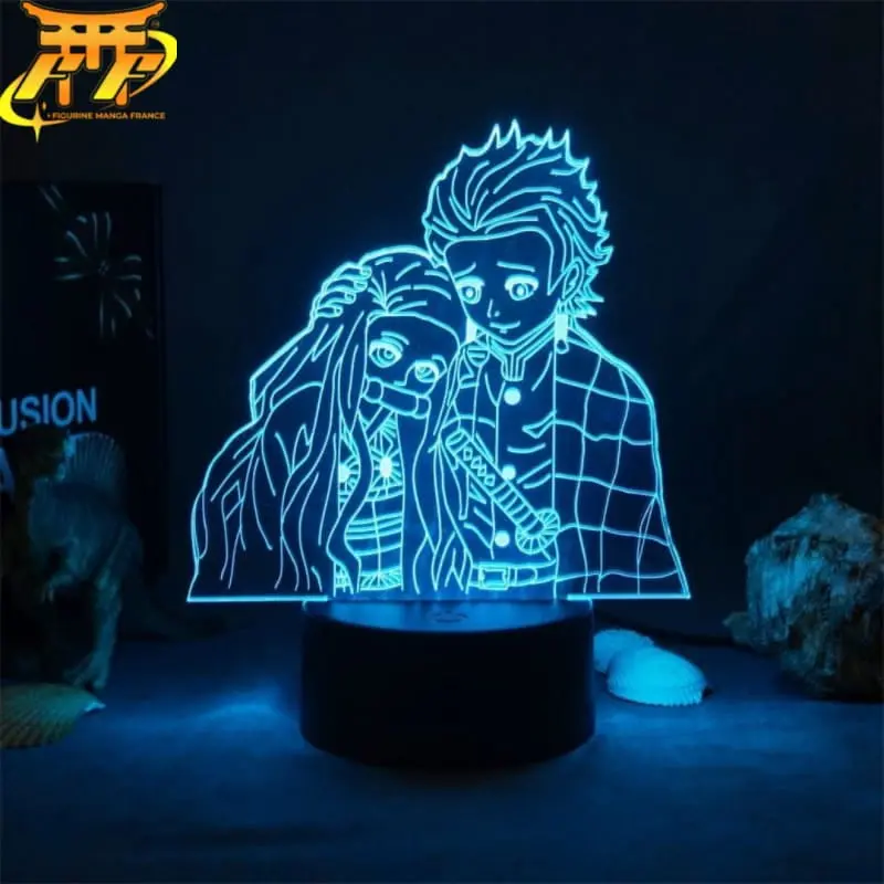 Lampe LED Nezuko et Tanjiro - Demon Slayer