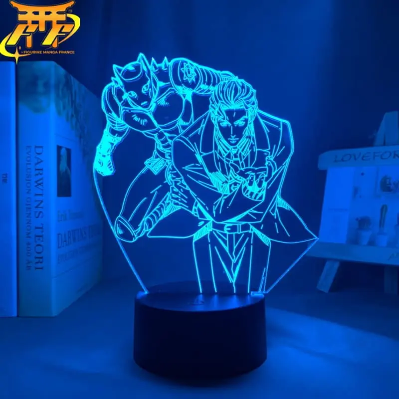 Lampe LED Yoshikage Kira avec son stand - Jojo's Bizarre Adventure