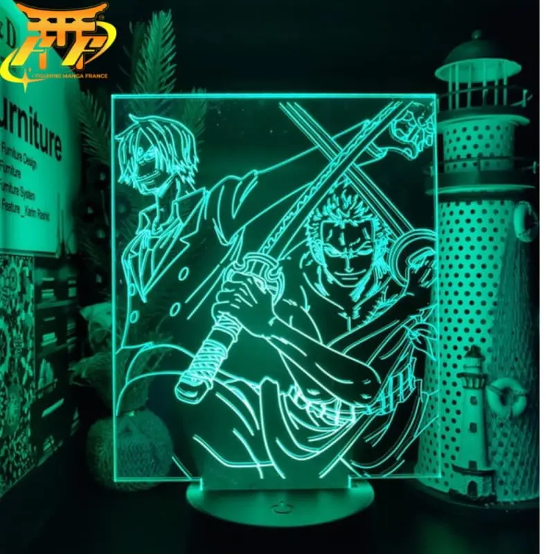 Lampe Led Zoro x Sanji - One Piece