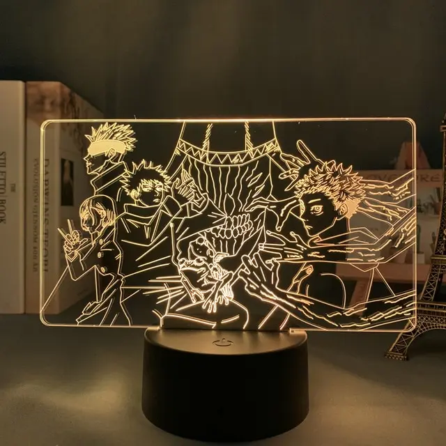 Lampe Satoru Gojo et Itadori Yuji