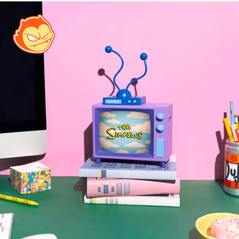 Lampe TV violette The Simpsons