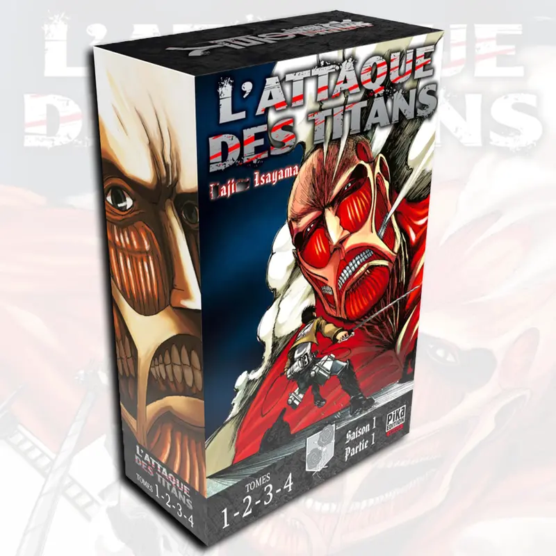 L'Attaque des Titans - Shingeki No Kyojin - Coffret Tome 01 à 04