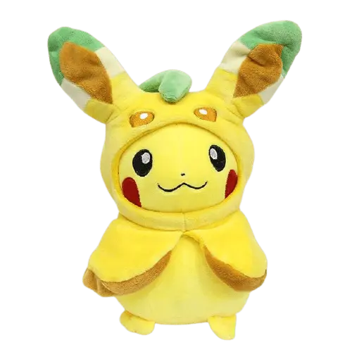 Leafeon Pikachu Plush