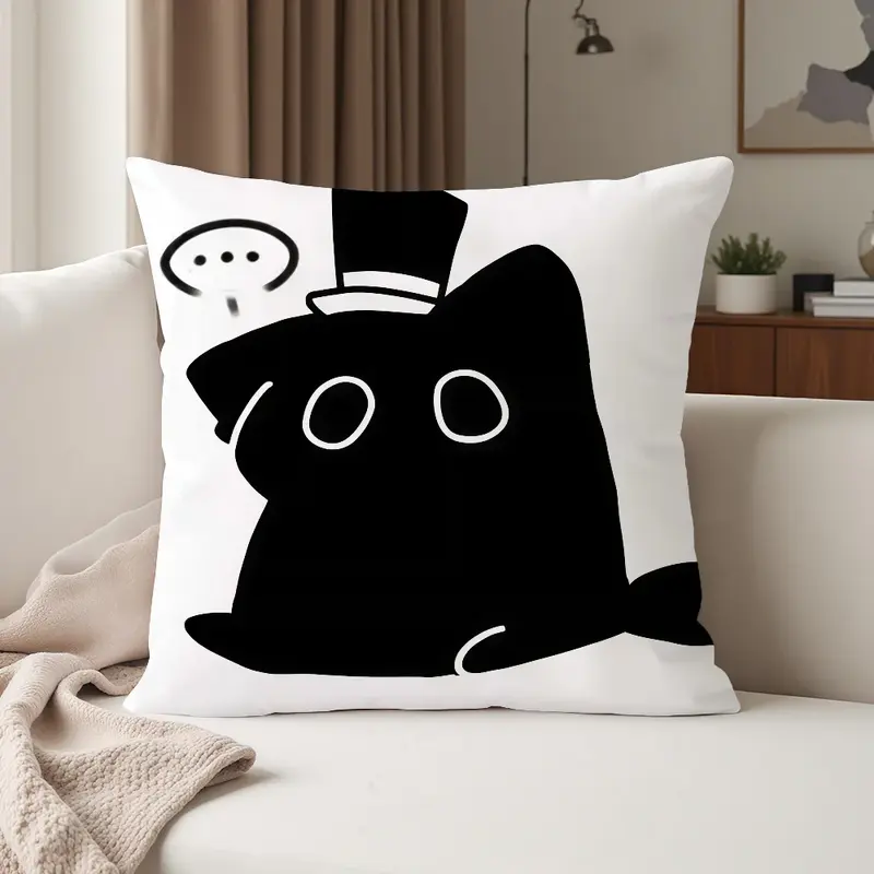 Lord of Mysteries Black Cat Mystery Pillow