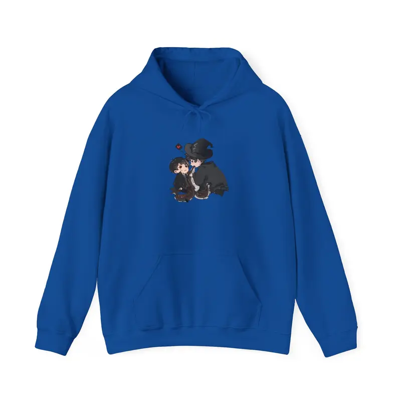 Lord of Mysteries Chibi Duo Blue Hoodie