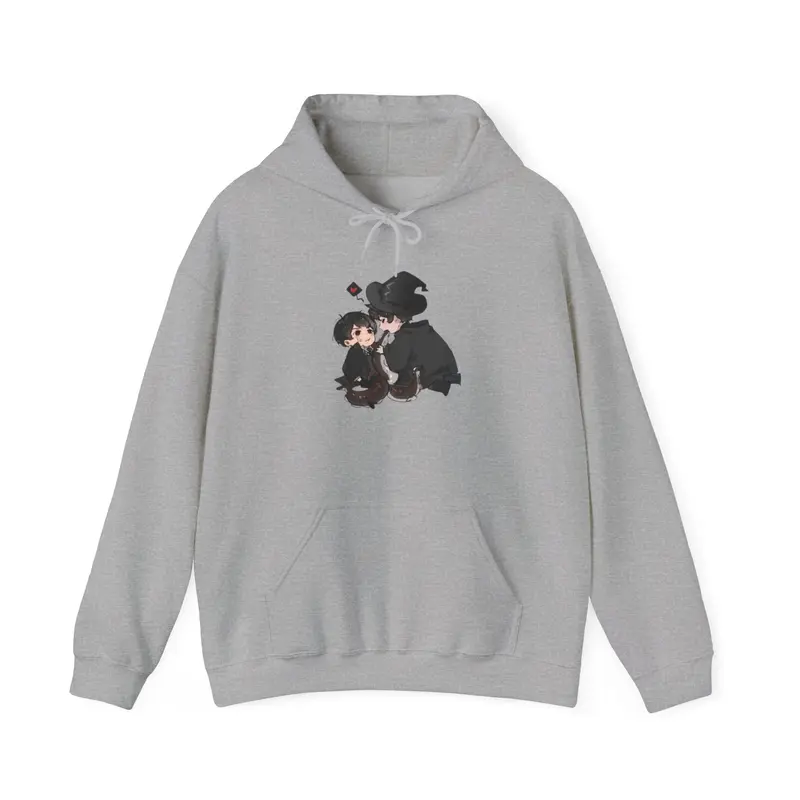 Lord of Mysteries Chibi Duo Gray Hoodie