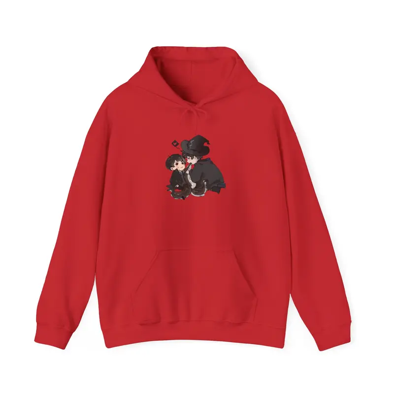Lord of Mysteries Chibi Duo Red Hoodie