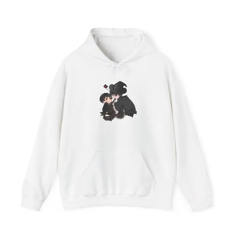 Lord of Mysteries Chibi Duo White Hoodie