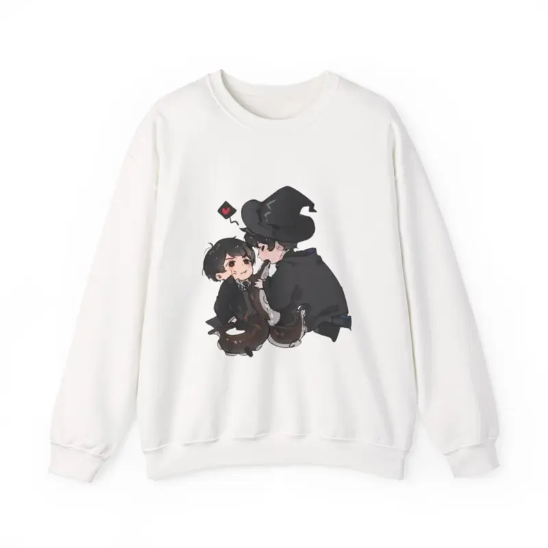 Lord of Mysteries Chibi Duo White Sweatshirt