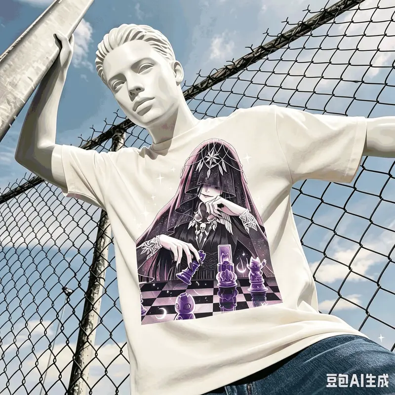 Lord of Mysteries Evernight Goddess Amanises Beige T-Shirt