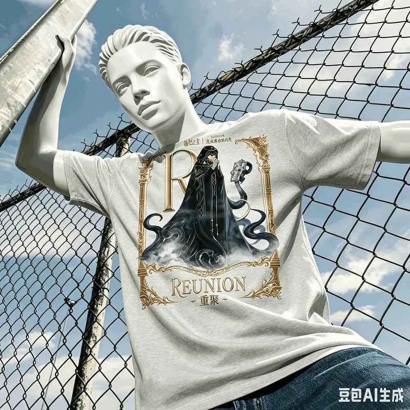 Lord of Mysteries Evernight Goddess Amanises Reunion Gray T-Shirt