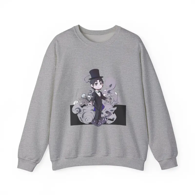 Lord of Mysteries Klein Moretti Chibi Magician Gray Sweatshirt