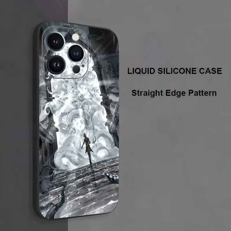 Lord of Mysteries Klein Moretti Gray Fog Moon Liquid Silicone iPhone Case