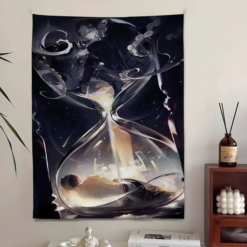 Lord of Mysteries Klein Moretti Hourglass Tapestry