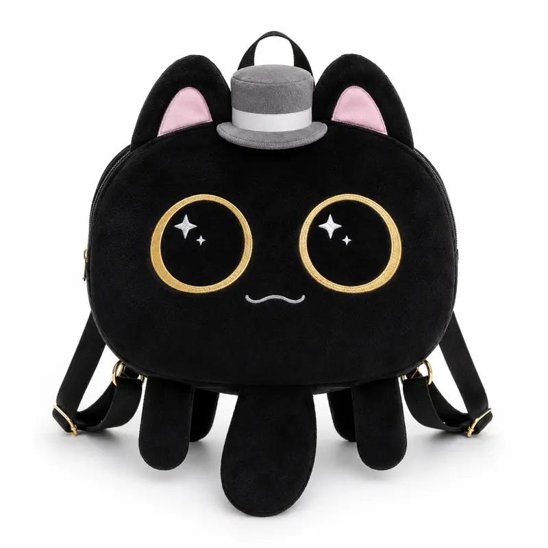 Lord of Mysteries Maumet Cat Plush Ita Bag Backpack