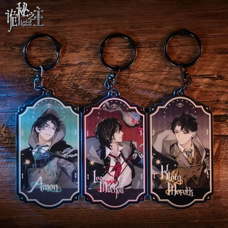 Lord of the Mysteries 3-Piece Keychain Set – Amon, Leonard Mitchell & Klein Moretti
