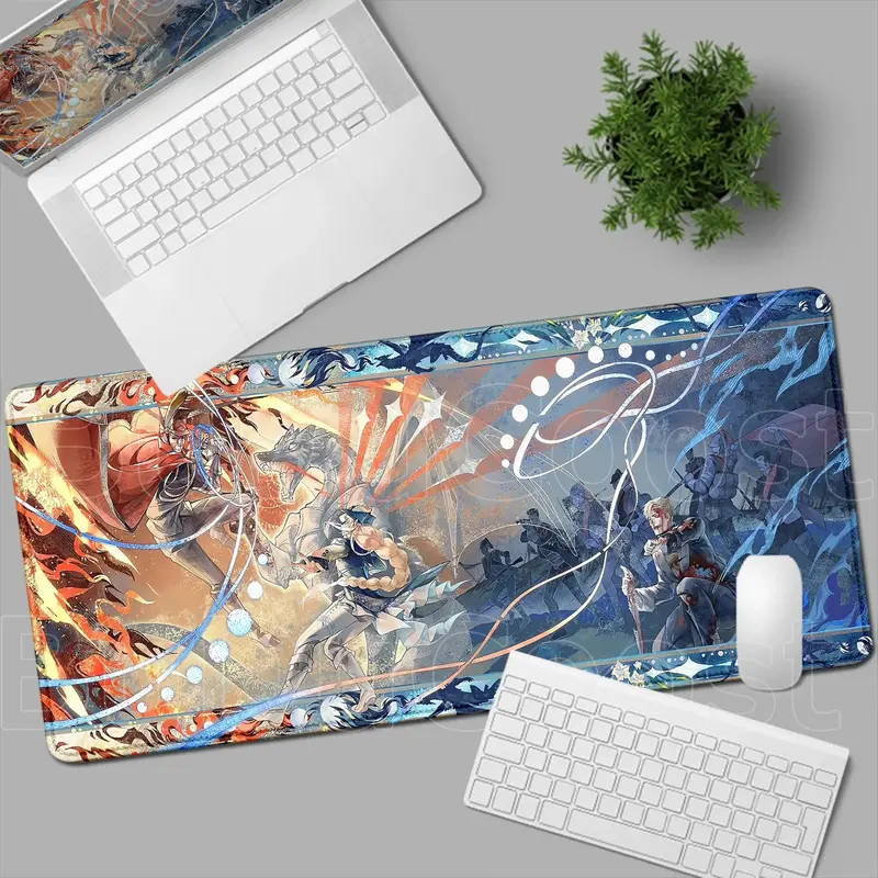 Lord of the Mysteries Mouse Pad – Fire vs Ice Battle