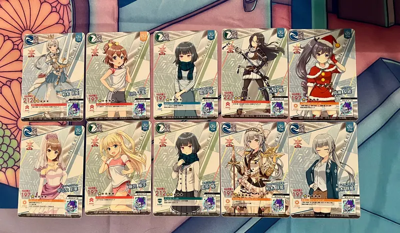 Lot 10 cartes card Ongeki Rare (R) Sega Rhythm game