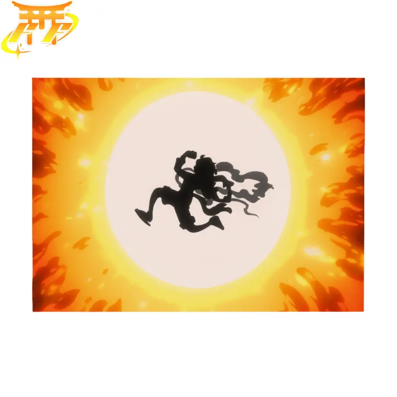 Luffy "Gear 5 Silhouette" Flag - One Piece