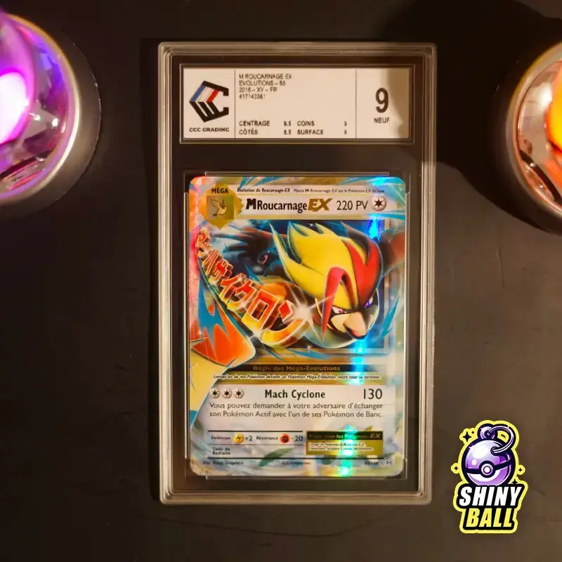 M Roucarnage EX 65/108 - XY Évolutions - CCC GRADING 9 (MINT) (FR)