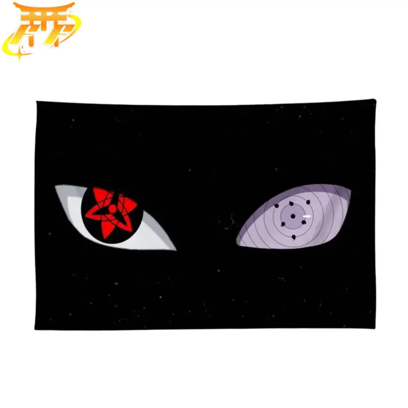 Madara Uchiwa "Sharingan and Rinnegan" Flag – Naruto
