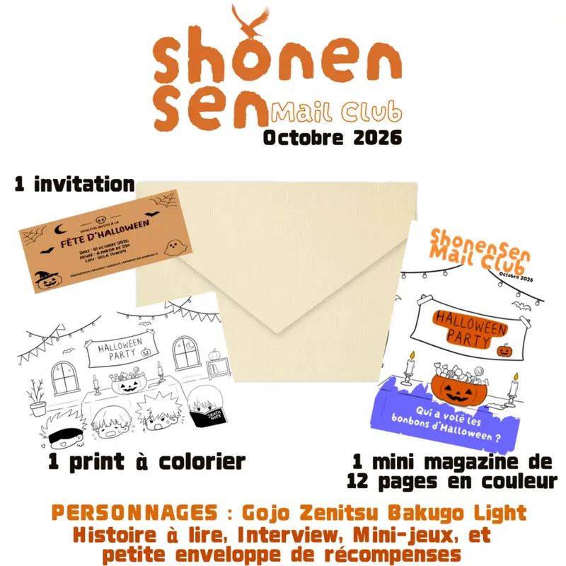 MAIL CLUB OCTOBRE