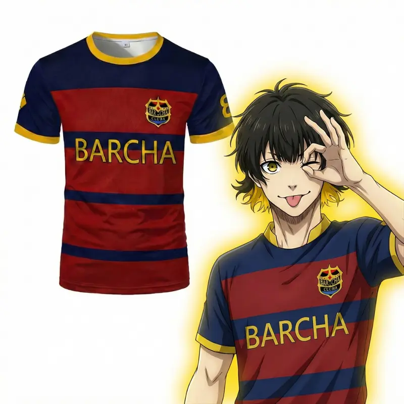 Maillot FC Barcha - Bachira Blue Lock