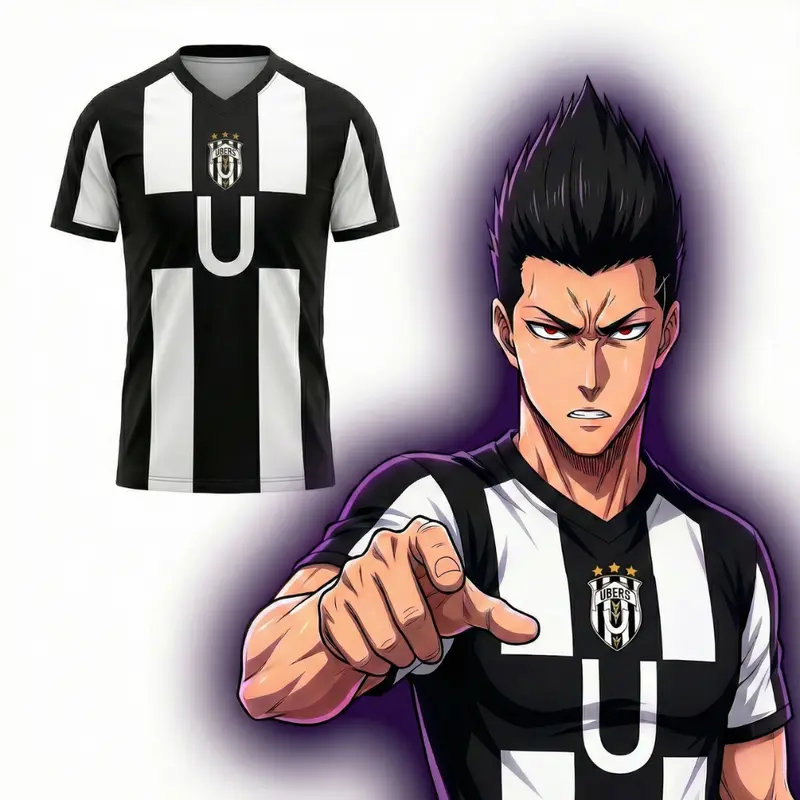 Maillot Ubers FC - Barou & Aiku Blue Lock