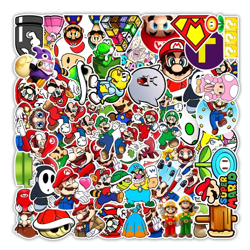 Mario Bros Klistermärken