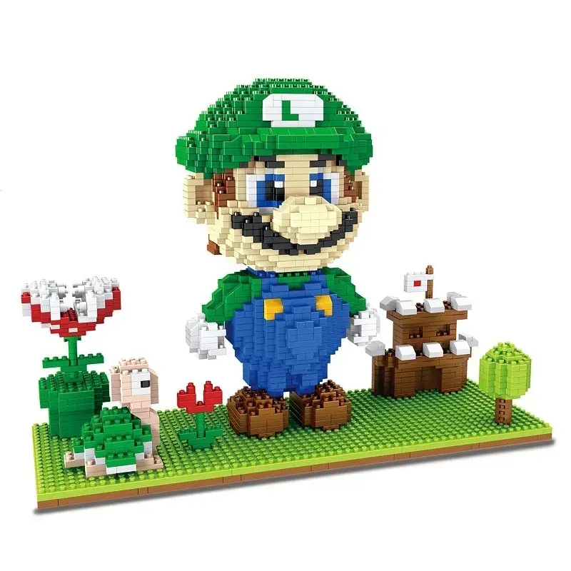 Mario Byggklossar Luigi