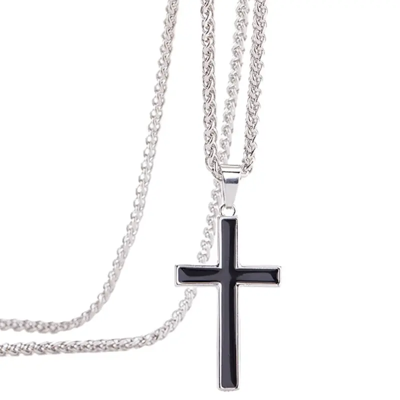 Mitsuya Takashi Trong Cross Necklace
