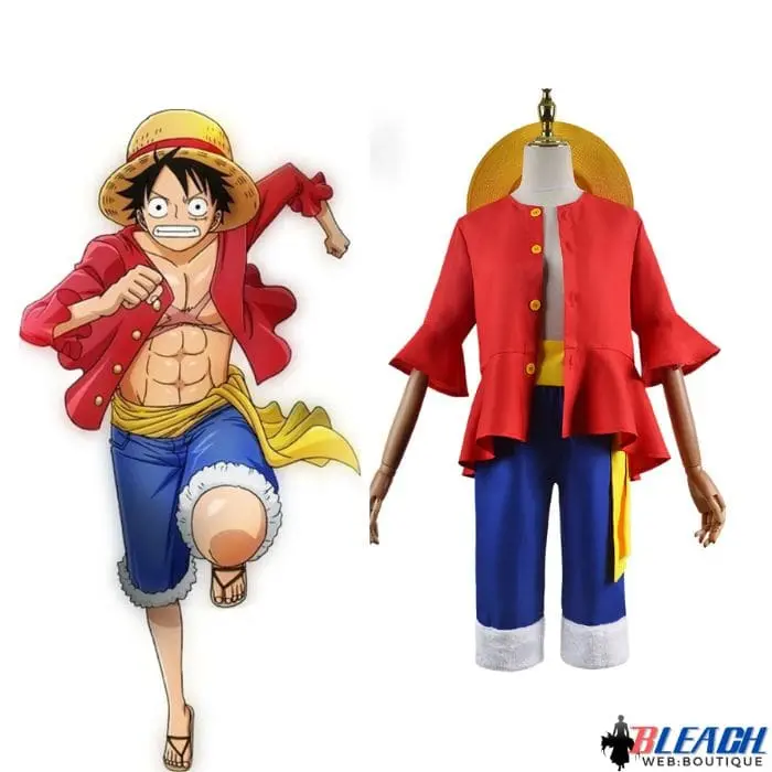 Monkey D. Luffy One Piece Anime Cosplay Costume