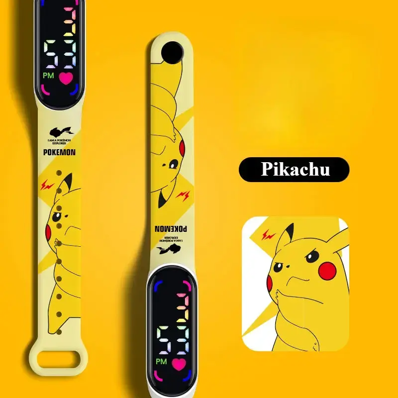 Montre Pokémon Pikachu pour enfant – Bracelet digital lumineux