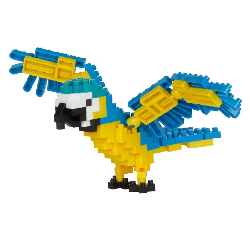 Nanoblock - Ara Bleu et Jaune - NBC 343