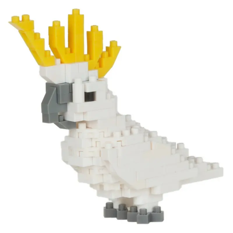 Nanoblock - Cacatoès à huppe jaune - NBC 344