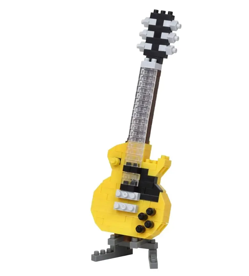 Nanoblock - Electric Guitar Yellow - NBC 347