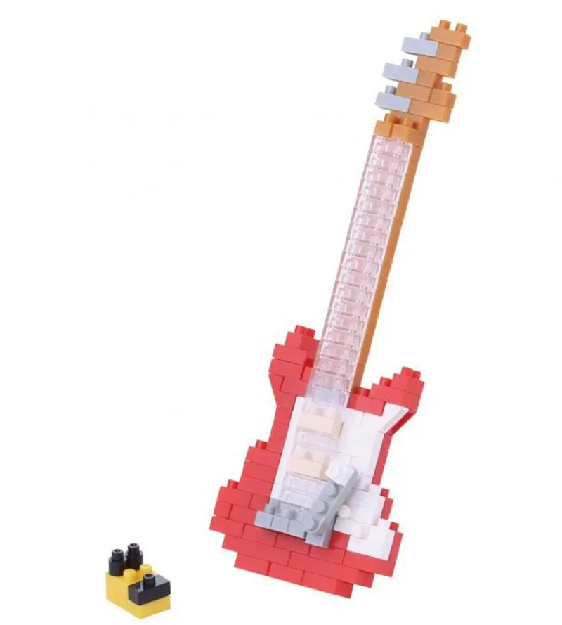 Nanoblock - Guitare Electrique Rouge 2 - NBC 171