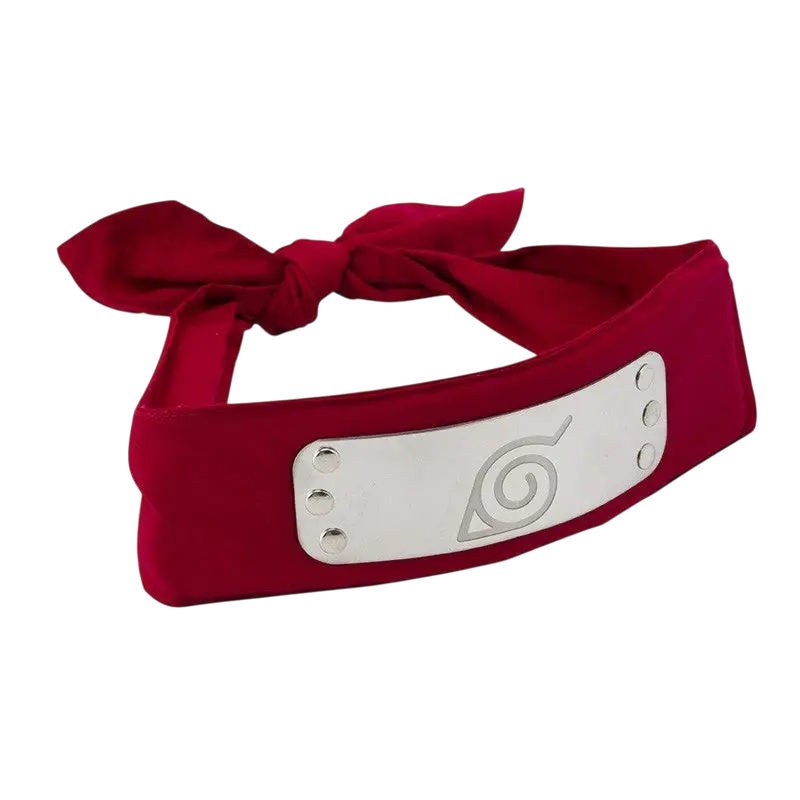 Naruto Bandeau - Konoha Rouge