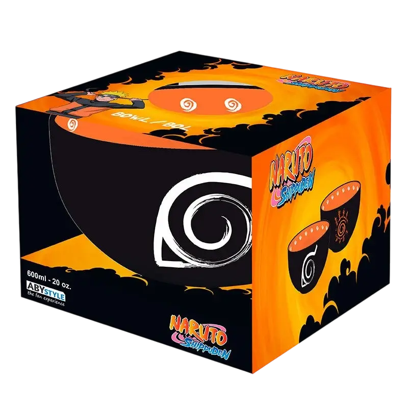 Naruto Bol - 600 ml - "Konoha" boîte